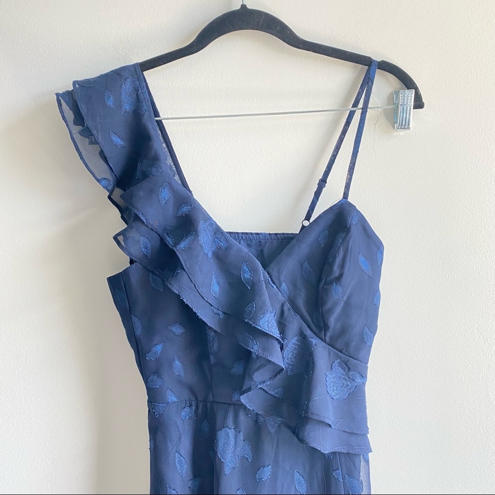 Lulu's Forever Be Floral Navy Blue Maxi Dress - Picture 4 of 6